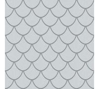 32722 - City Glam Geométrico Arco Plata Gris Galerie Papel Tapiz