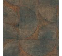 32822 - la Nueva Libro Diseño Abstracto Geométrico Bronce Marrón Galerie Pintado