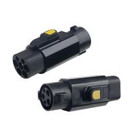 32A 7KW 22KW Adaptor IEC62196 Type 2 To Type 1 EV Adapter Convertor J1772 To GBT EV Charger Connector with Mechanical Lock(Type2 to gbt 7KW)