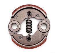 32F 34F Kit de zapatas de fricción de palanca de embrague para dos herramientas de jardín, incluyendo recogedores de té y cortadores de cepillo (cuero rojo 32)