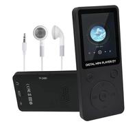 32GB Reproductor MP3 Bluetooth 5.0 con Altavoz, Pantalla de 1,8" Reproductive de música HiFi con Auriculares, Libro Electrónico, Grabadora de Voz y Radio FM, Auriculares incluidos(Negro)