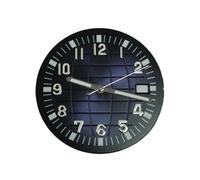 32mm for NH35/36/4R/7S Dial verde luminoso reloj de buceo Dial movimiento modificado relojes mecánicos Accesorios(Purple)