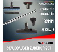 32mm XXL Pieza Repuesto Set Aspiradora Tubo Tobera de Suelo Boquilla Piso Duro