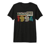 32nd Birthday Gifts Vintage 1994 Cassette Tape Retro Vintage Camiseta Premium