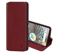 32nd Classic Series 2.0 - Funda Tipo Libro de Piel Real para Google Pixel Pro 7, Carcasa de Cuero Premium diseñada con Cartera, Cierre Magnetico y Soporte Integrado - Borgoña