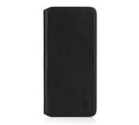 32nd Classic Series 2.0 - Funda Tipo Libro de Piel Real para OnePlus 7T Pro, Carcasa de Cuero Premium diseñada con Cartera, Cierre Magnetico y Soporte Integrado - Negro
