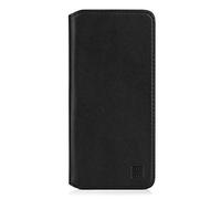 32nd Classic Series 2.0 - Funda Tipo Libro de Piel Real para Samsung Galaxy A71 (2020), Carcasa de Cuero Premium diseñada con Cartera, Cierre Magnetico y Soporte Integrado - Negro