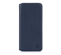 32nd Classic Series 2.0 - Funda Tipo Libro de Piel Real para Samsung Galaxy S20 Ultra, Carcasa de Cuero Premium diseñada con Cartera, Cierre Magnetico y Soporte Integrado - Azul Marino