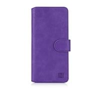 32nd Essential Series 2.0 - Funda con Tapa de Cuero, Funda y Tapa para Samsung Galaxy A40 (2019), diseño con Ranura para Tarjeta y Cierre magnético - Morado