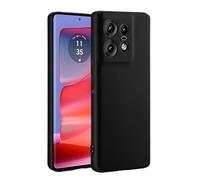 32nd Estuche Silicona Líquida Funda Protectora a Prueba de Golpes para Motorola Edge 50 Pro Funda Protectora Compacta, Delgada y Duradera - Negro