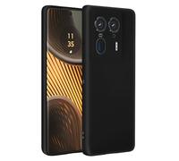 32nd Estuche Silicona Líquida Funda Protectora a Prueba de Golpes para Motorola Edge 50 Ultra Funda Protectora Compacta, Delgada y Duradera - Negro