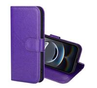 32nd Funda Tipo Libro de Piel Sintetica Flip para iPhone 16e, Carcasa con Bloqueo RFID Ranuras Tarjetas, Cartera, Cierre Magnetico y Soporte Integrado - Morado