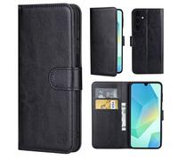 32nd Funda Tipo Libro de Piel Sintetica Flip para Samsung Galaxy A16 5G, Carcasa con Bloqueo RFID Ranuras Tarjetas, Cartera, Cierre Magnetico y Soporte Integrado - Negro
