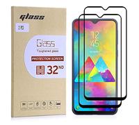 32nd Protector de Pantalla, [Instalación sin Burbujas], Protector de Pantalla de Vidrio Templado para Samsung Galaxy M20 (2019) [2 Pack]