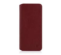 32ndShop 32nd Classic Series 2.0 - Funda Tipo Libro de Piel Real para Apple iPhone 11 Pro MAX (6.5"), Carcasa de Cuero Premium diseñada con Cartera, Cierre Magnetico y Soporte Integrado - Borgoña