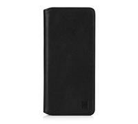 32ndShop 32nd Classic Series 2.0 - Funda Tipo Libro de Piel Real para Samsung Galaxy S10 5G, Carcasa de Cuero Premium diseñada con Cartera, Cierre Magnetico y Soporte Integrado - Negro