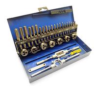 32PC métricos HSS Juego de machos de roscar y terrajas M3 - M12 1º 2º y enchufe el acabado TE174