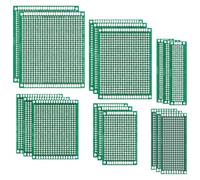 32PCS circuito impreso Protoboard Kit de doble cara diseño para soldadura y circuito Prototipado Necesidades