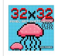 32x32 Pixel Art Sketchpad: Your Canvas for Retro Creativity-Perfect for Beginners and Pros!