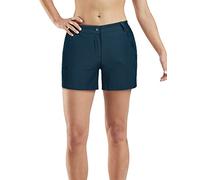 33,000ft Pantalones cortos de senderismo para mujer, pantalones cortos de cargo, bermuda, elásticos, ligeros, para verano, UPF50+, pantalones cortos para senderismo, camping, viajes, azul, 42