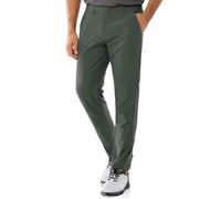 33,000ft Pantalones de golf elásticos transpirables para hombre, pantalones largos de golf de secado rápido, 34W / 32L