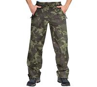 33,000ft Pantalones de lluvia impermeables para hombre, ligeros, resistentes al viento, para senderismo, camping, golf, M Corto