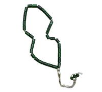 33 cuentas de cristal liso para oración, herramienta espiritual para uso diario, pulsera Tasbih vibrante, One Size, como se describe