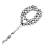 33 cuentas de oración islámica, cuentas Tasbih con elegantes diseños de borlas para cultos musulmanes y uso de meditación
