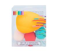 ¡33% DTO! Set de 4 Esponjas Makeup Multicolor