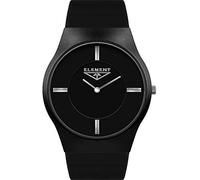 33 ELEMENT 33-331328 - Reloj de Pulsera Unisex, Redondo, Negro, 41 mm de diámetro, Correa de Silicona Negra