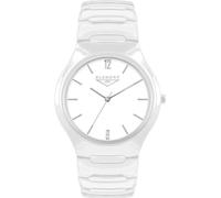 33 ELEMENT WR 331429C - Reloj de pulsera analógico para hombre (mecanismo de cuarzo, carcasa de cerámica y correa de cerámica, cristal de zafiro, 30 WR), color blanco