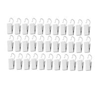 33 ganchos para cortina, clips blanco, ganchos para cortinas, mini ganchos para cortinas y fotos, decoración del hogar, artesanía