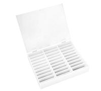 33 Grid High-end Nail Art Display Caja de almacenamiento de joyería de uñas Decoración Contenedor de almacenamiento desmontable Caja de almacenamiento (blanco)