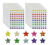 33 hojas, 10 colores, pegatinas de recompensa, pegatinas de recompensa láser coloridas, pegatinas de purpurina para profesores, pegatinas de recompensa autoadhesivas para calendarios, álbumes de