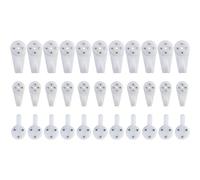 33 Piezas Ganchos De Pared Para Colgar Sin Rastro,3 Size Colgadores De Pared,Juego De Gancho De Imagen Gancho De Plástico Invisibles Para Colgar Obras De Arte Paneles Decorativos Relojes