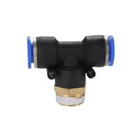 33 Uds accesorios de conector rápido neumático tipo T rosca positiva PB PB4-M5/01/02/03 PB6-M5/01/02/03/04 PB8/PB10/PB12-01/02/03/04(PB12-01)