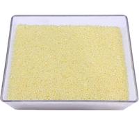 3300 cuentas de cristal de 3 mm, disponibles en 8 colores, tamaño 8/0 (aproximadamente 2,6 a 3 mm), mini perlas de pony para niños, colores a elegir, amarillo