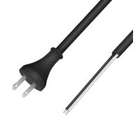 33007298 - Cable de alimentación de 2 cables de calibre 18 de 10 pies para DeWalt DW100 DW101 DW102 DW103 DW120K D26453 DW130 DW236 DW400 DW505, etc. Taladro, cortador de herramientas eléctricas