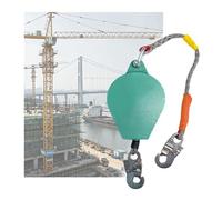 330lbs Heavy Duty Auto retráctil Lifeline Anticaídas Cable de acero Bloqueo automático, 1 pieza(150KG/10M-32.8 FT)
