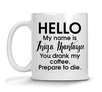 330Ml Taza Hola Mi Nombre Es Íñigo Montoya Mug Personalizadas Taza De Regalo Hermoso Taza De Cerámica Para Leche Lavavajillas Bebidas