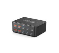 330W Gan Universal 10 Puertos USB Tipo C PD 100W Cargador Estación de Carga Rápida QC3.0 para Portátil Teléfono Tablet PC Enchufe del Reino Unido
