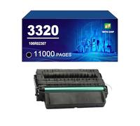 3320 106R02307 Cartucho De Tóner con Chip, Compatible con Impresoras para Xerox Phaser 3320, Alto Rendimiento,Black-11000 Pages