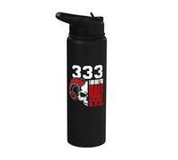 333 I am only the half devil. Stainless Steel Insulated Water Bottle
