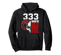 333 I Am Only The Half Devil. Sudadera con Capucha
