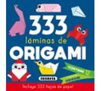 333 Láminas de origami azul
