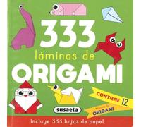 333 Láminas de origami verde
