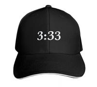 333 número de ángel 3:33 números de ángel ángel de la Guarda sincronicidad Don Espiritual numerología Gorra de béisbol metafísica