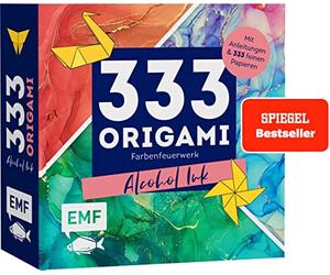 333 Origami - Farbenfeuerwerk: Alcohol Ink: Das Original: Mit Anleitungen und 333 feinen Papieren
