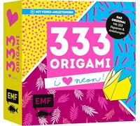 333 Origami - I love Neon!: Mit Anleitungen und 333 leuchtenden Papieren