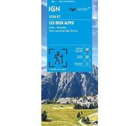 3336ET LES DEUX ALPES, OLAN-MUZELLE PN DES ECRINS / RECTO (TOP RANDO 25 / TOP 25R)